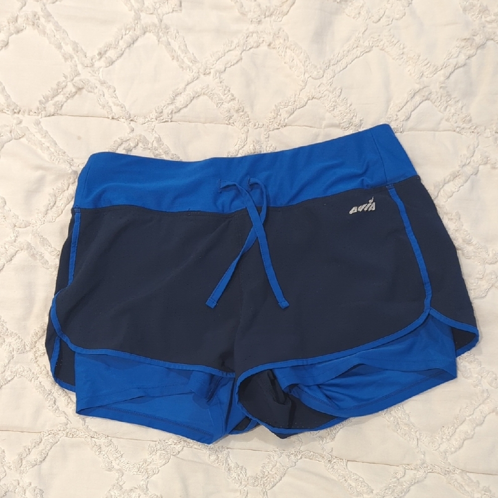 Avia Dual-Tone Blue Athletic Shorts